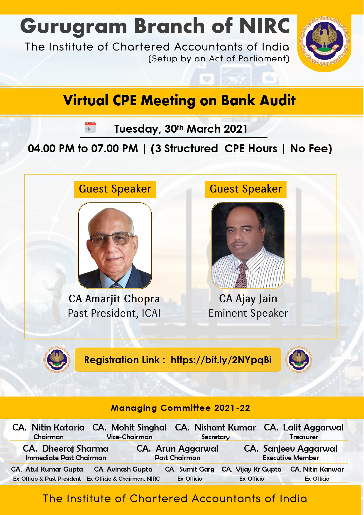 Virtual CPE Meeting on Bank Audit