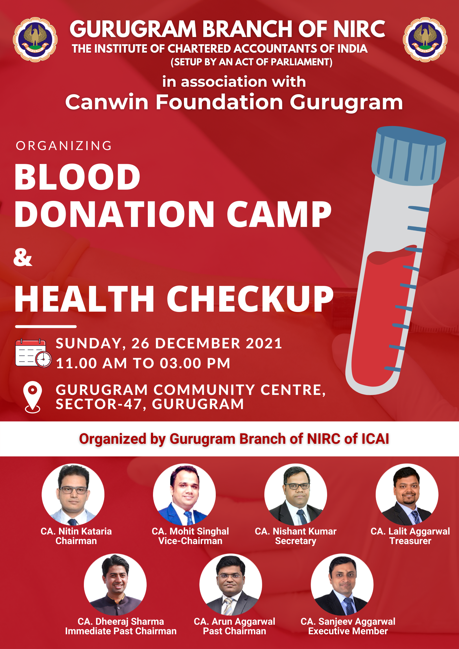Complete Health Checkup and Blood Donation Camp