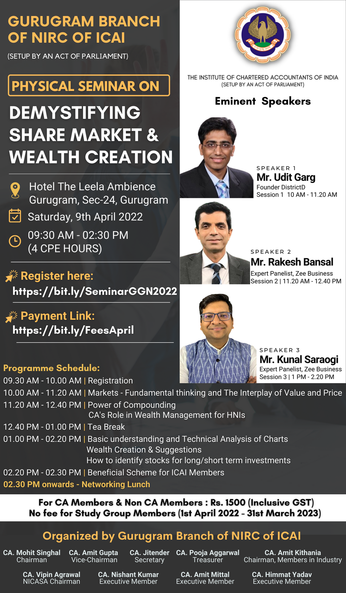 Seminar on Demystifying Share Market & Wealth Creation