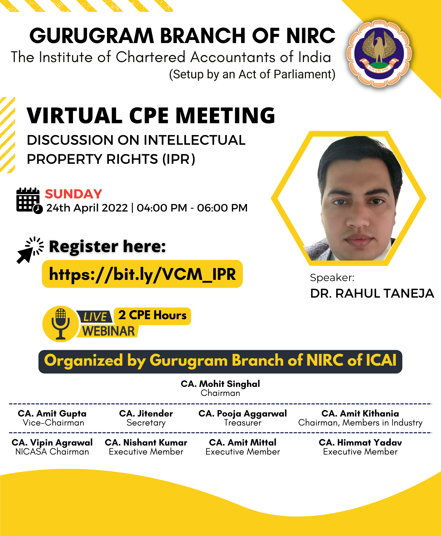 Virtual CPE Meeting on Discussion on Intellectual Property Rights (IPR)