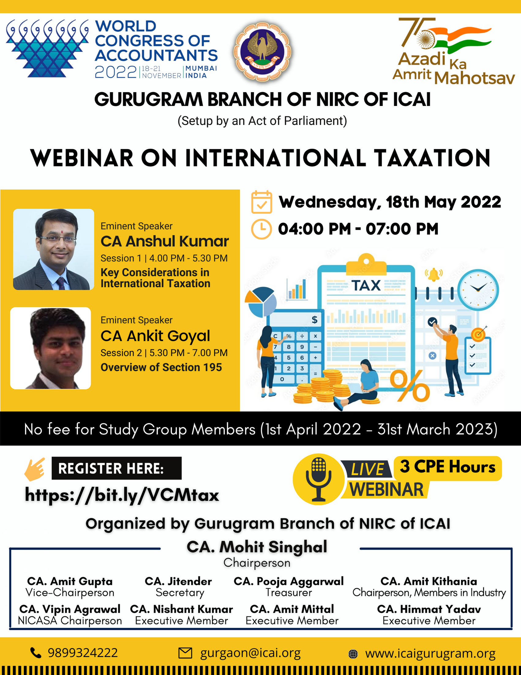 Virtual CPE Meeting on International Taxation