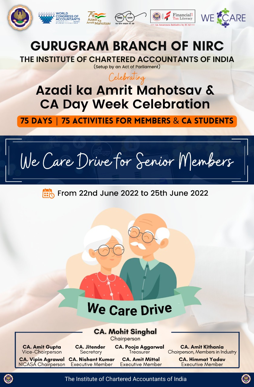 We Care Drive for CA Members