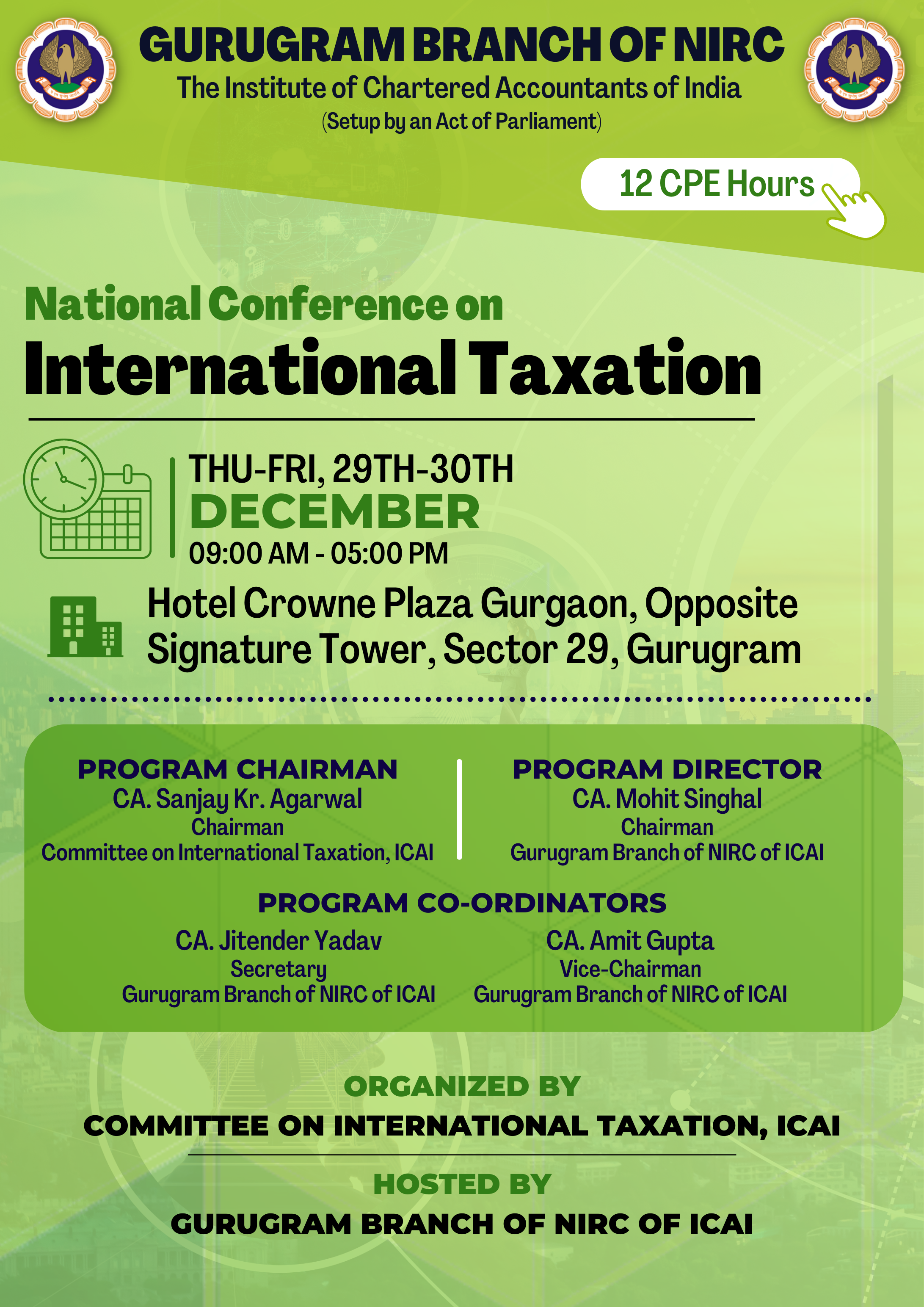 National Conference on International Taxation