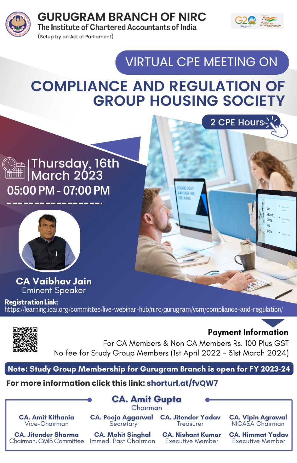 Virtual CPE Meeting on Compliance and Regulation of Group Housing Society