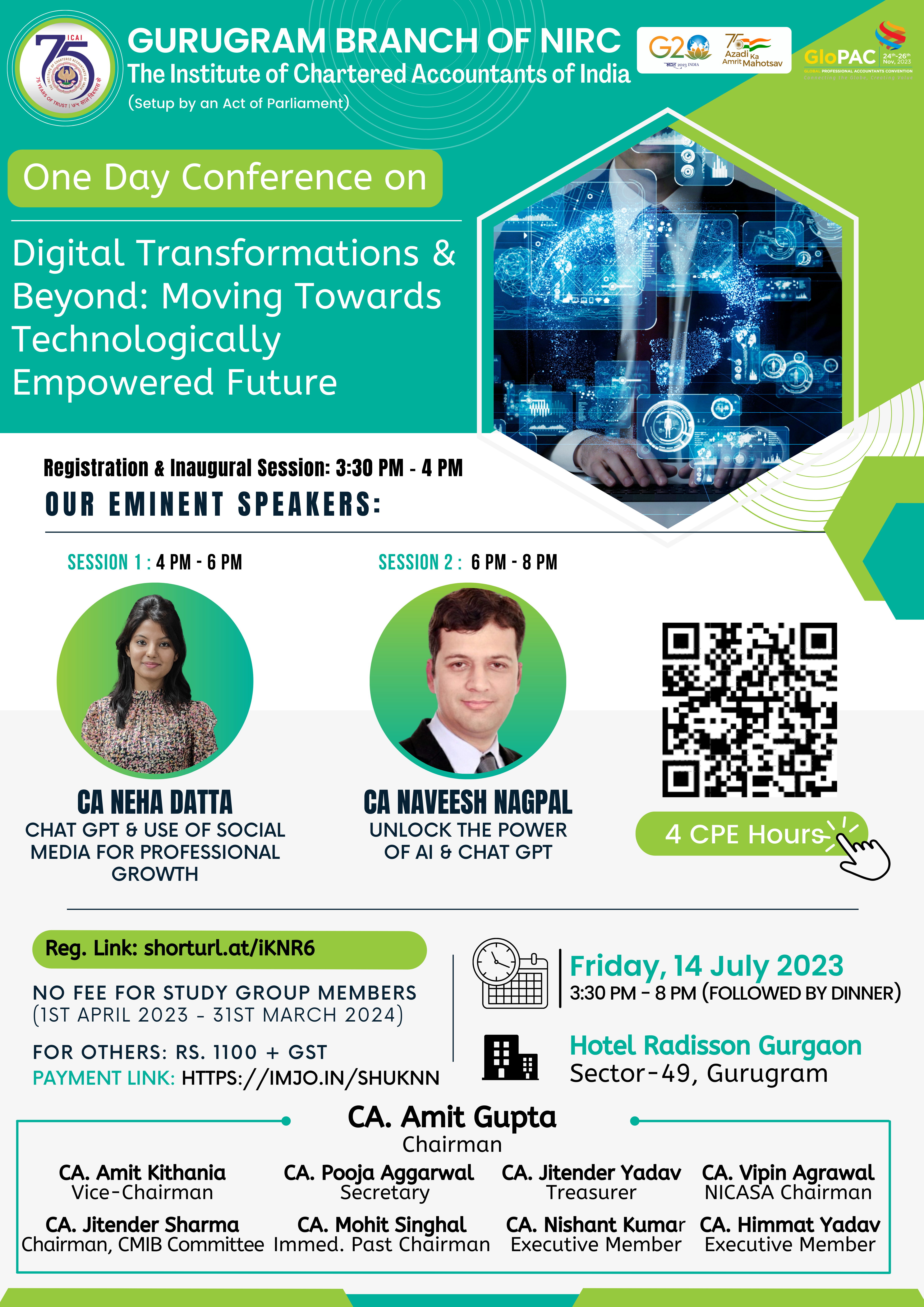 One Day Conference on Digital Transformations & Beyond: Moving Towards Technologically Empowered Future