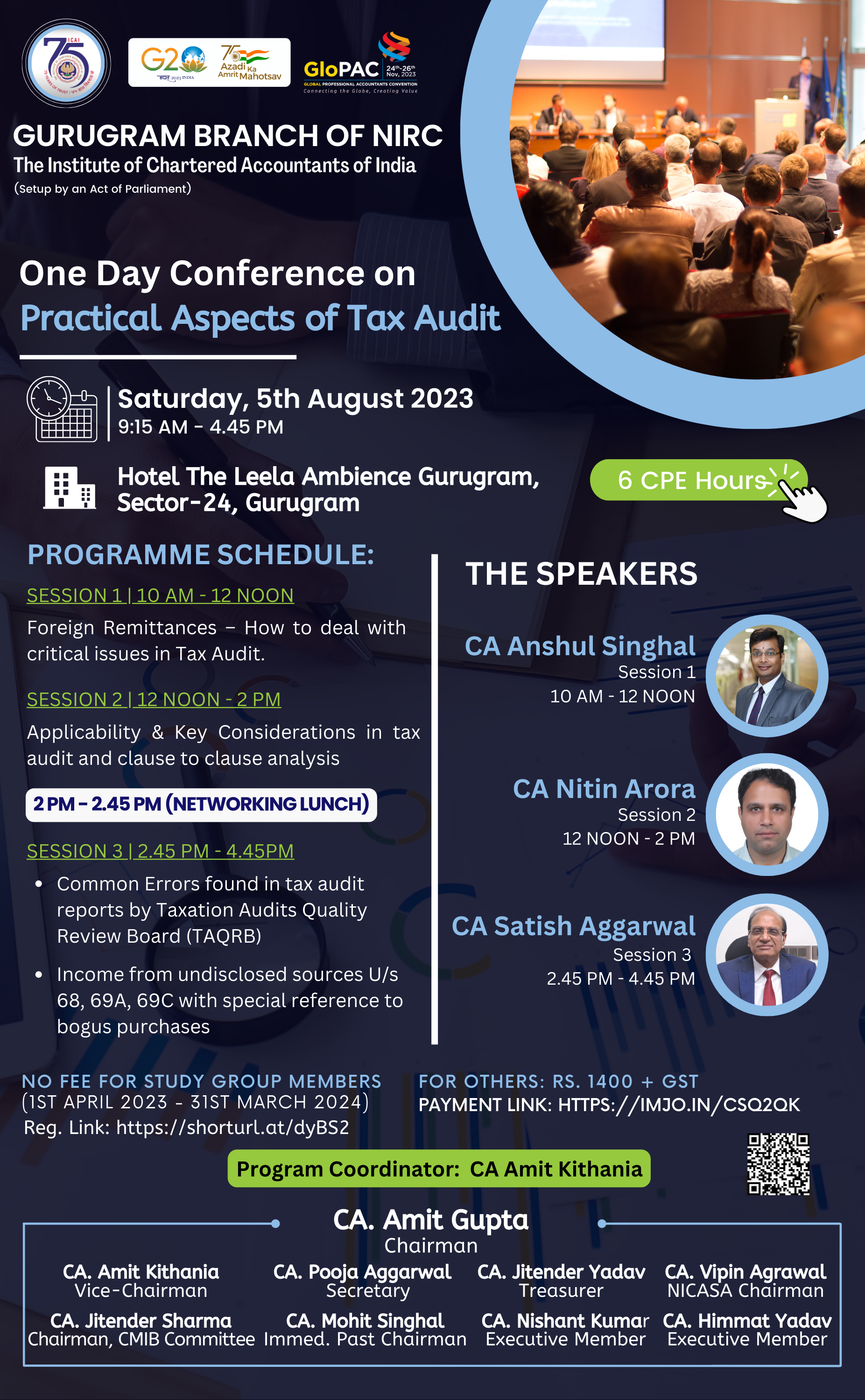 One Day Conference on Practical Aspects of Tax Audit