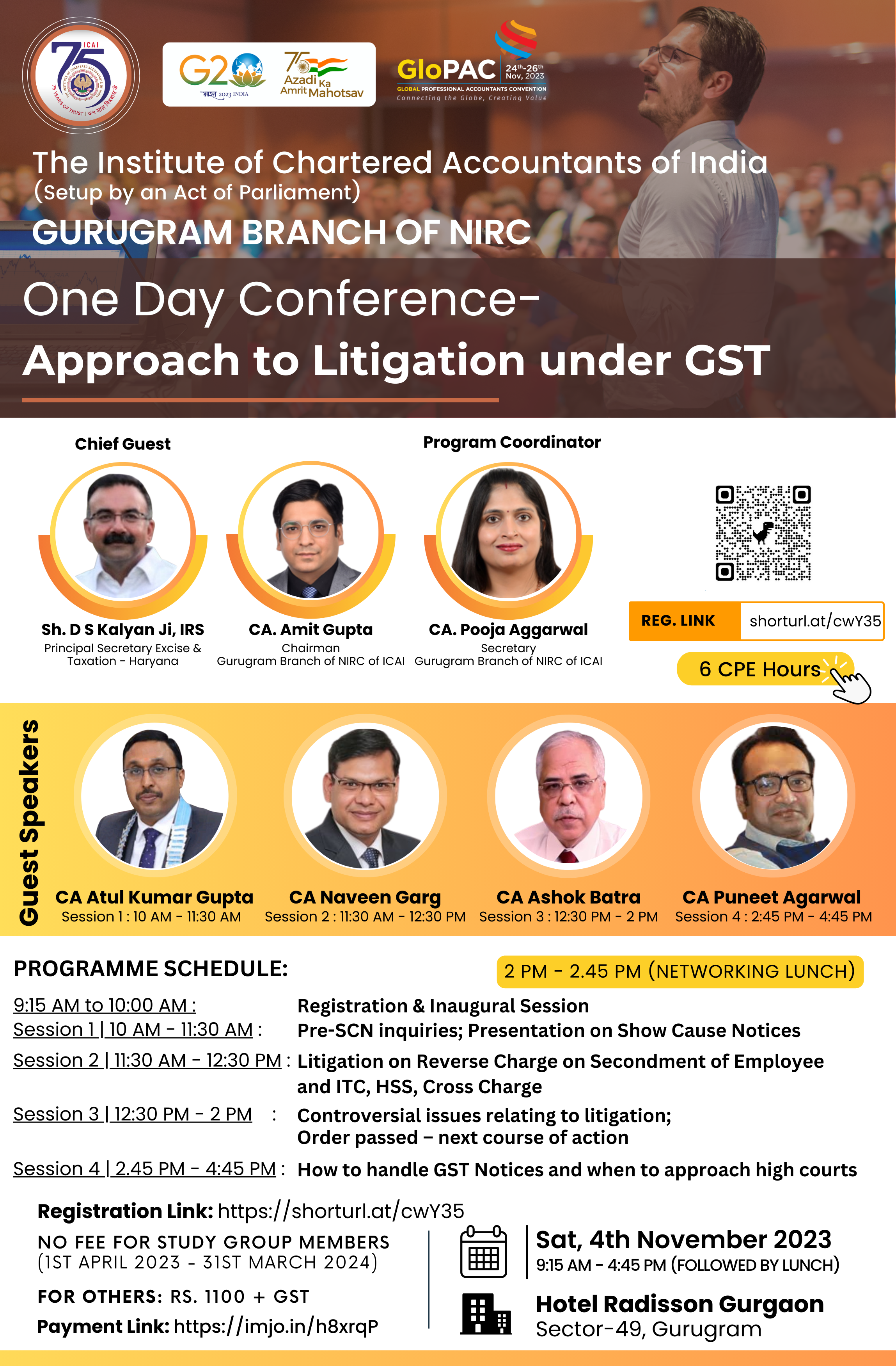 One Day Conference - Approach to Litigation under GST