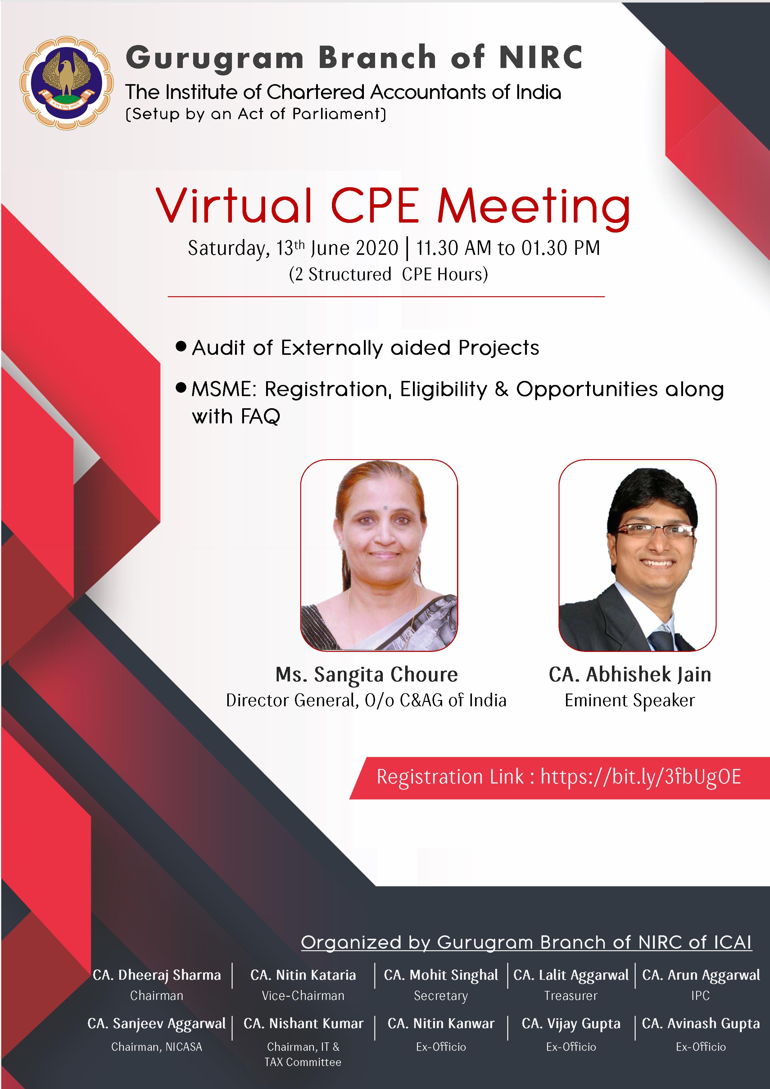 Virtual CPE Meeting