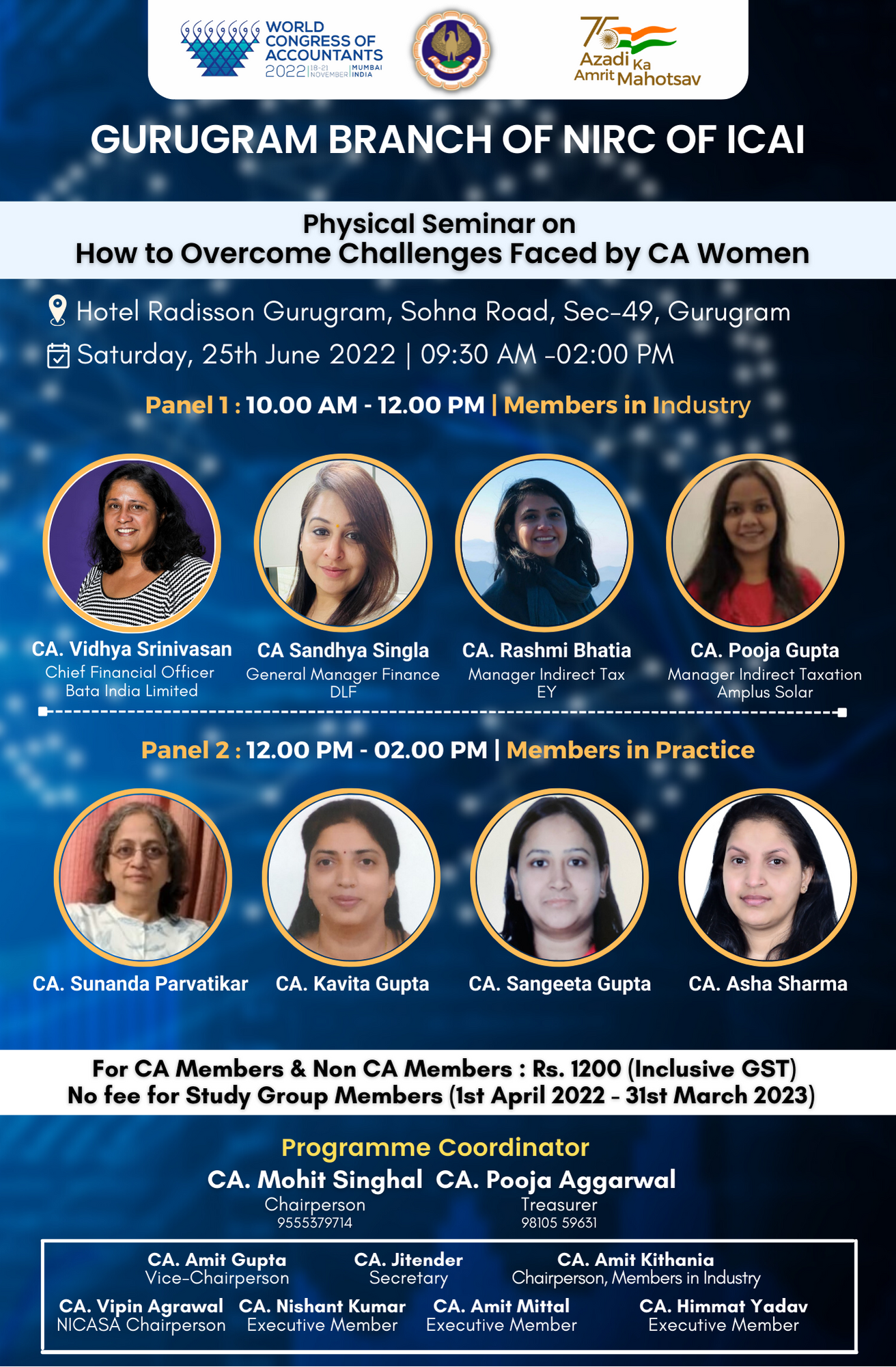 Seminar on How to Overcome Challenges Faced by CA Women