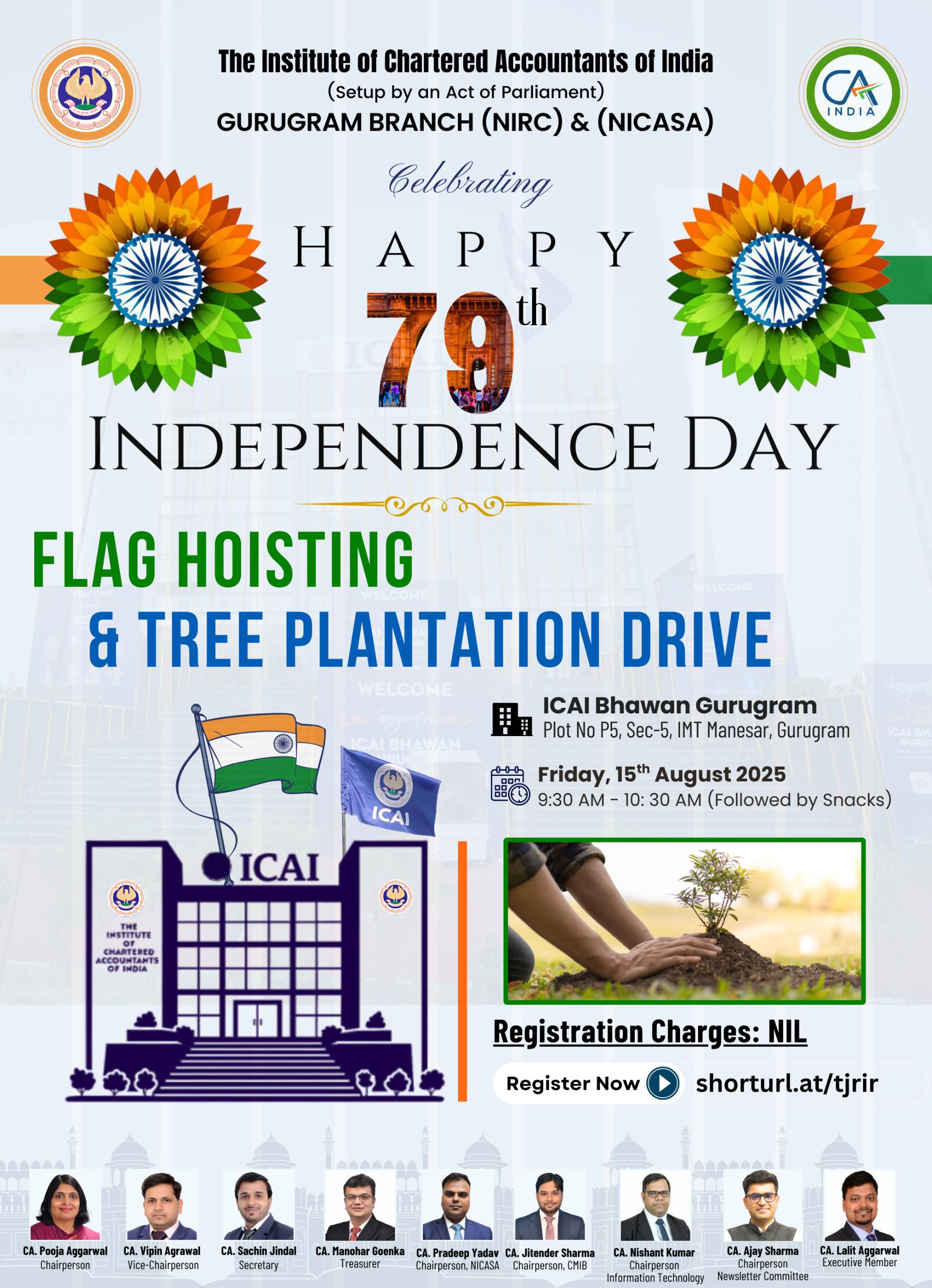 Flag Hoisting & Tree Plantation