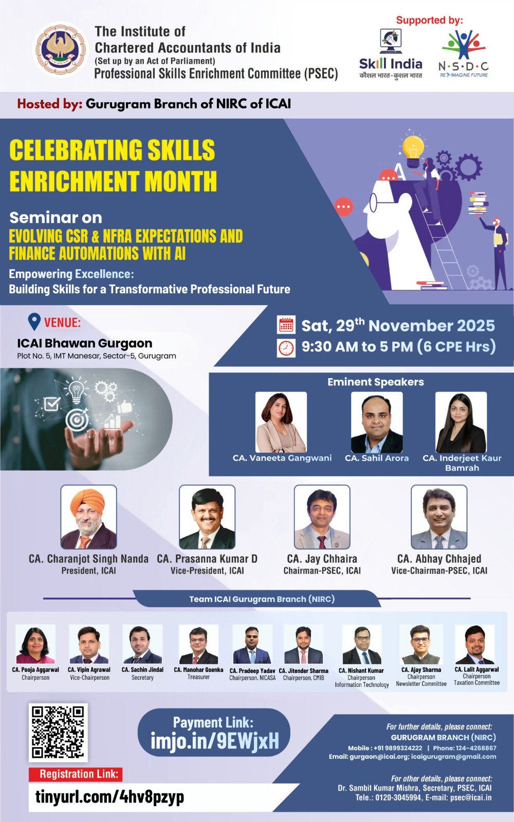 Seminar on Evolving CSR & NFRA Expectations and Finance Automations with AI