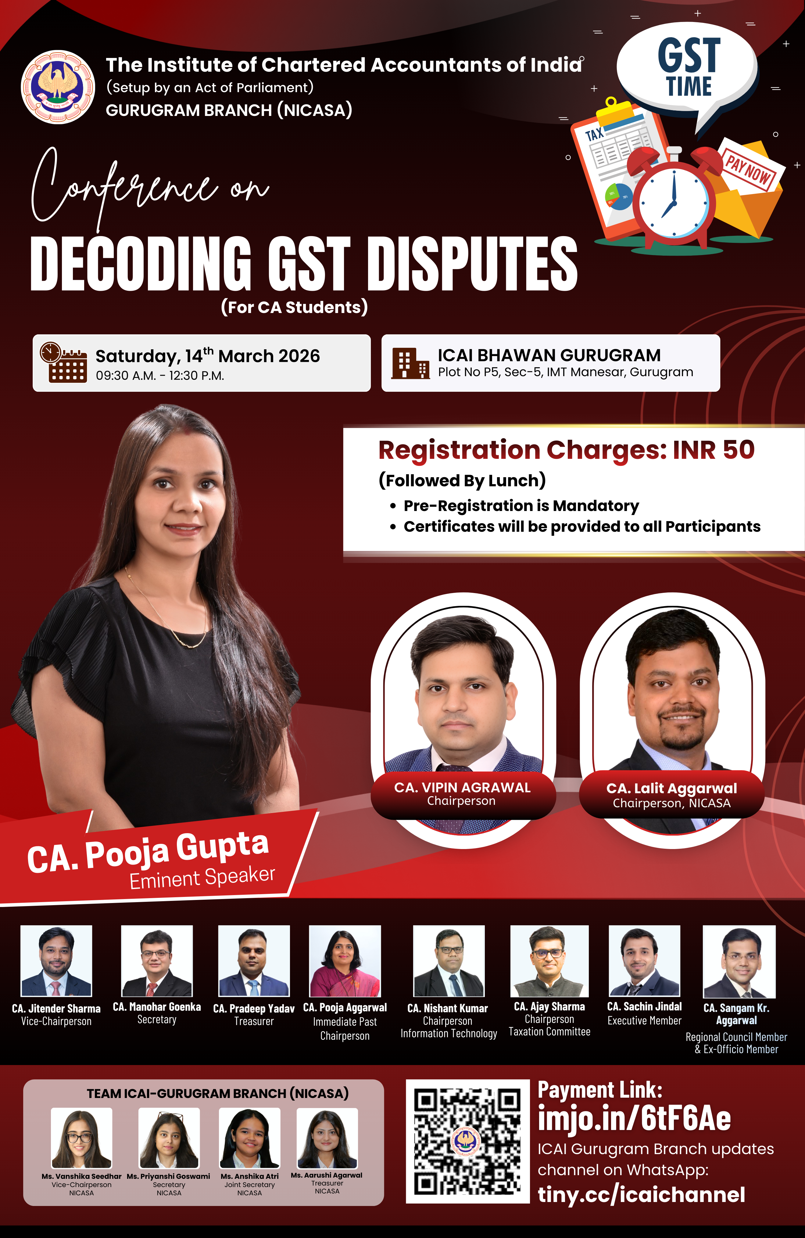Conference on Decoding GST Disputes