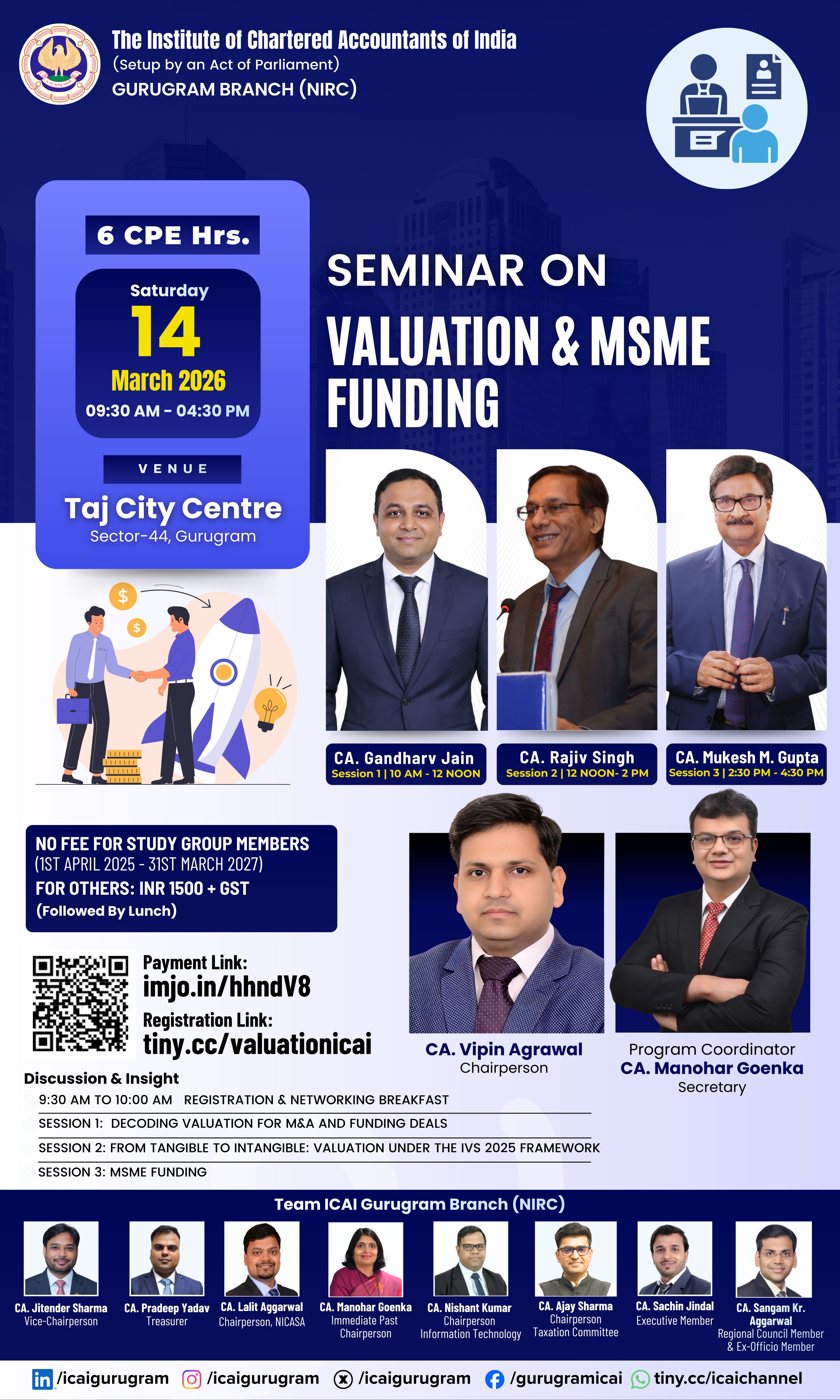 Seminar on Valuation & MSME Funding