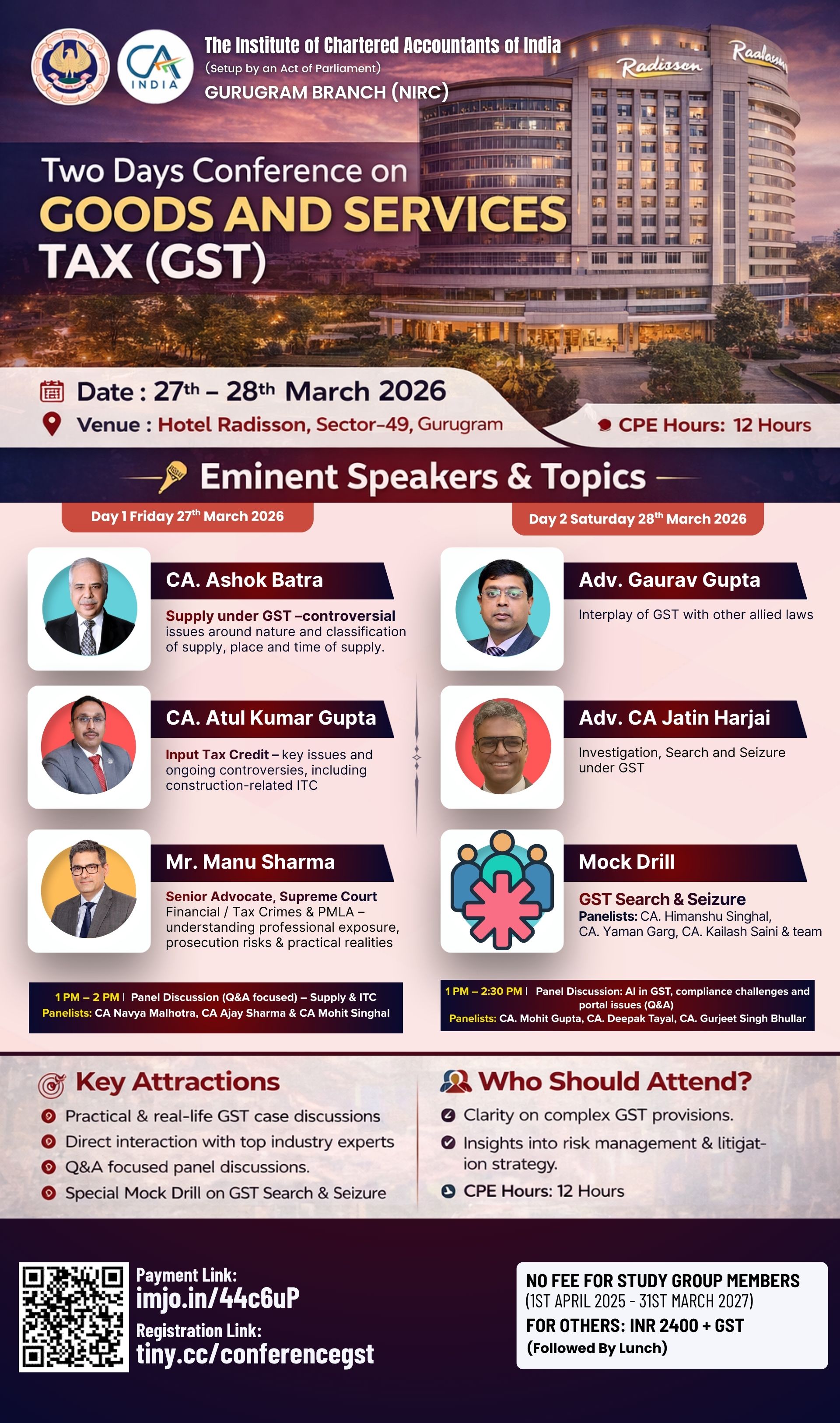 Two Days Conference on Goods and Services Tax (GST)