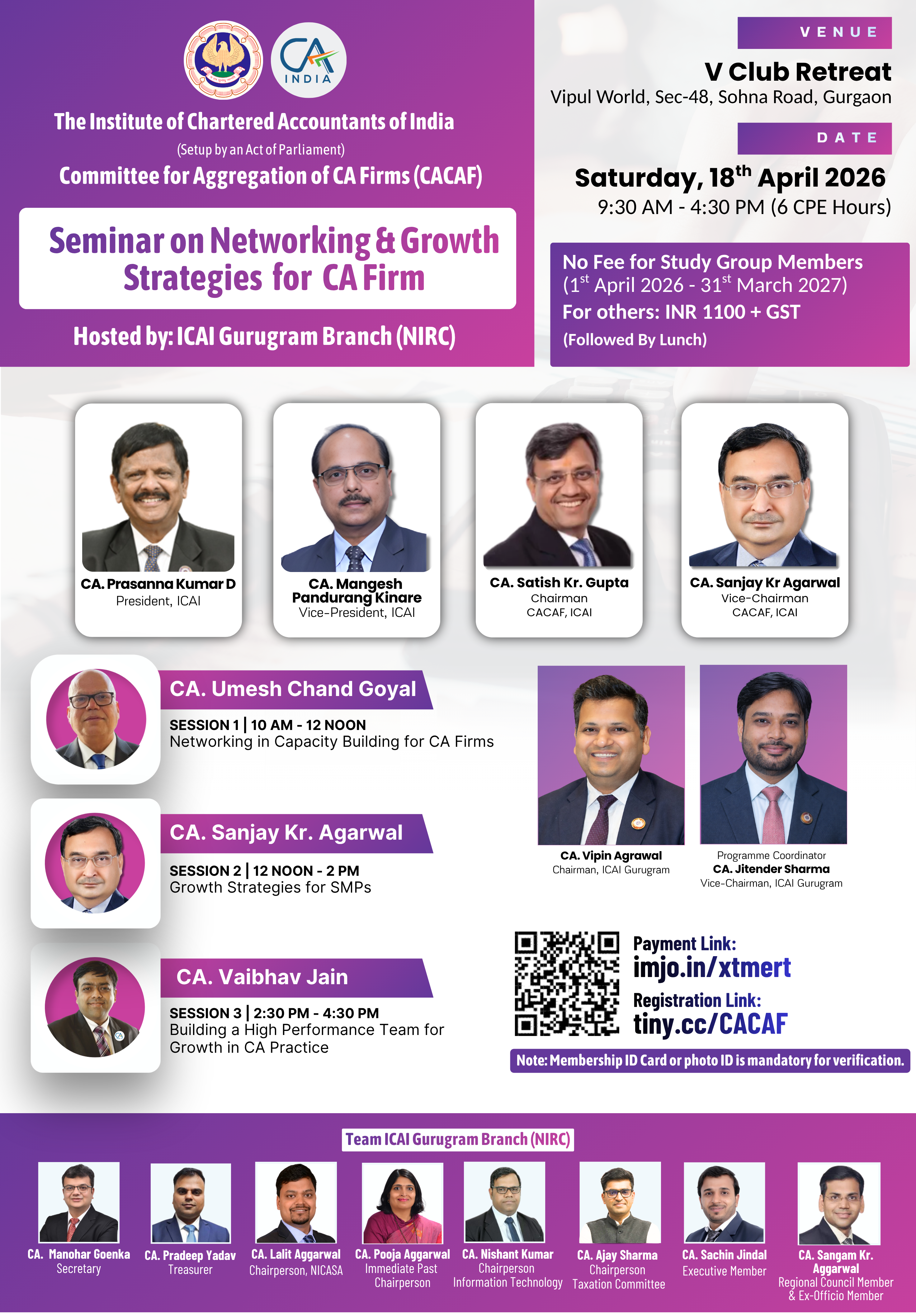 Seminar on Networking & Growth Strategies for CA Firm