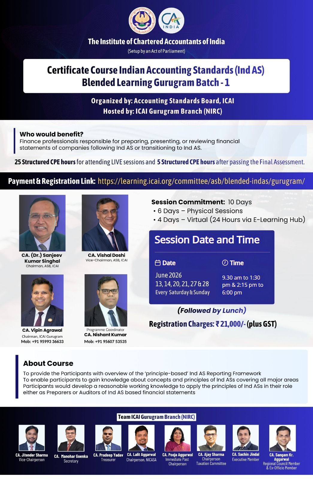 Certificate Course on Indian Accounting Standards (Ind AS)